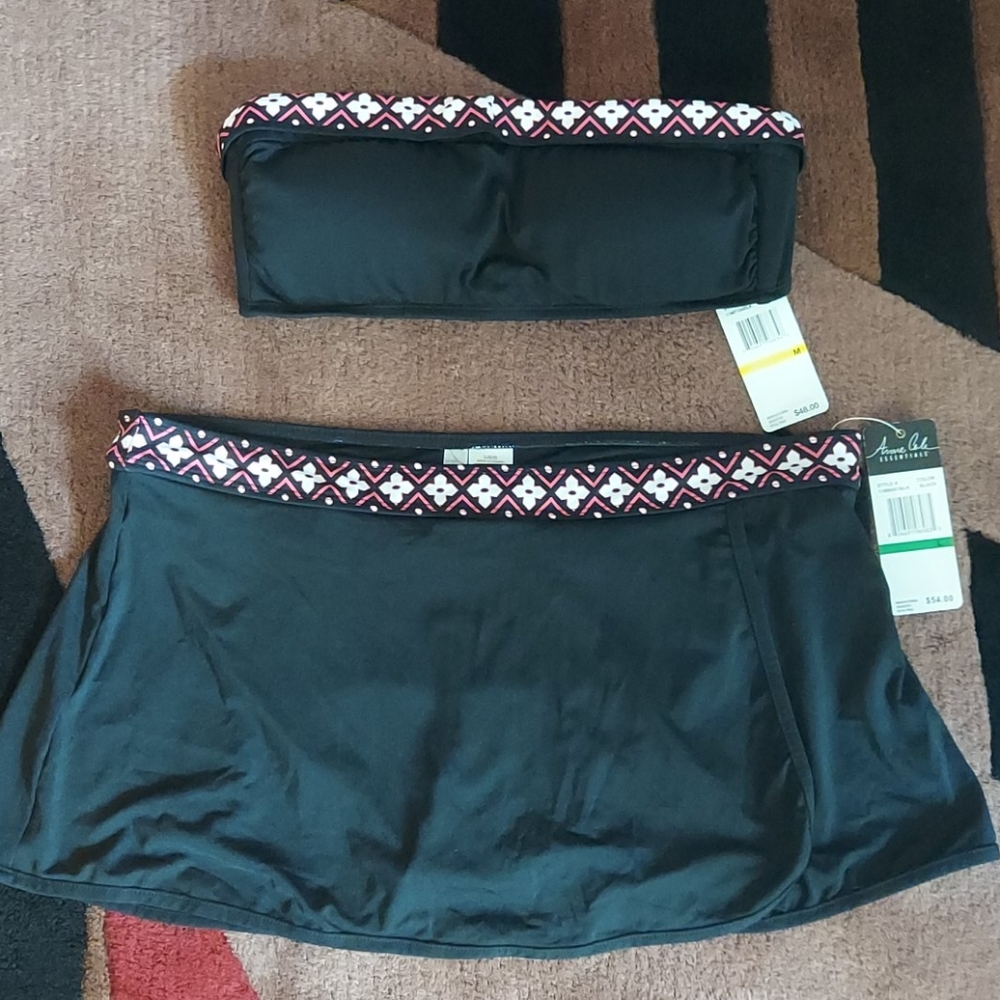 Anne Cole Black 2pc Swimsuit